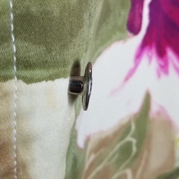 Caribbean Joe jacket size M pink green white - Picture 6 of 8